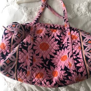 Large floral Vera Bradley duffel bag
